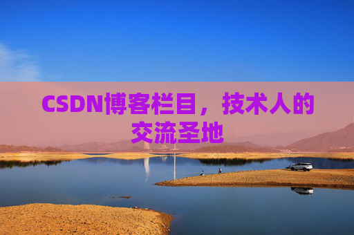 CSDN博客栏目，技术人的交流圣地